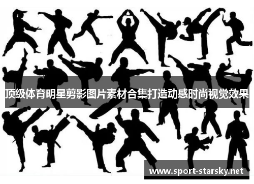 顶级体育明星剪影图片素材合集打造动感时尚视觉效果