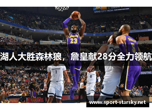 湖人大胜森林狼，詹皇献28分全力领航